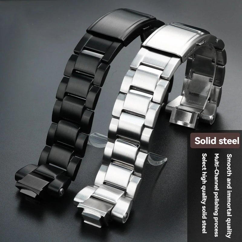 

Stainless Steel Metal Watch Band for Casio G-Shock GST-B400/gstB400, 14mm Replacement Strap, Men's Bracelet Accessories
