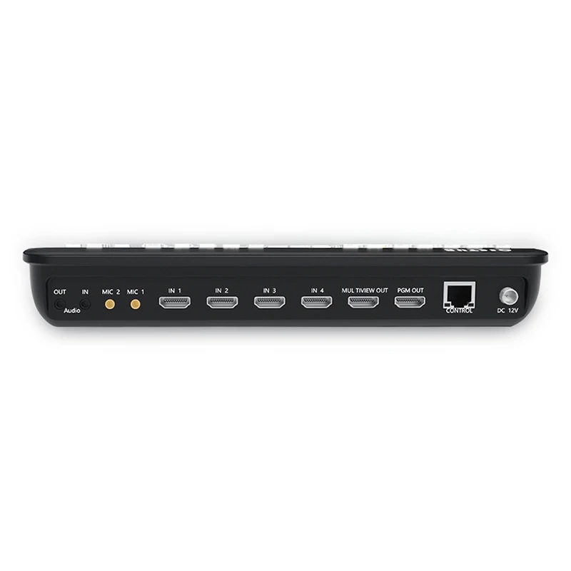 محول خلاط فيديو متعدد الأشكال من Cinetreak ، محول صغير ، FHD ، متوافق مع HDMI ، بث مباشر ، لوحة تحكم لـ Vmix ، OBS ، 4-ch