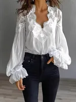 Blusas de Mujer 2026 Primavera Otoño Blusa de Manga Larga Blusa de Mujer Camisa de Oficina Elegante Camisa de Trabajo Top Blusas Mujer De Moda