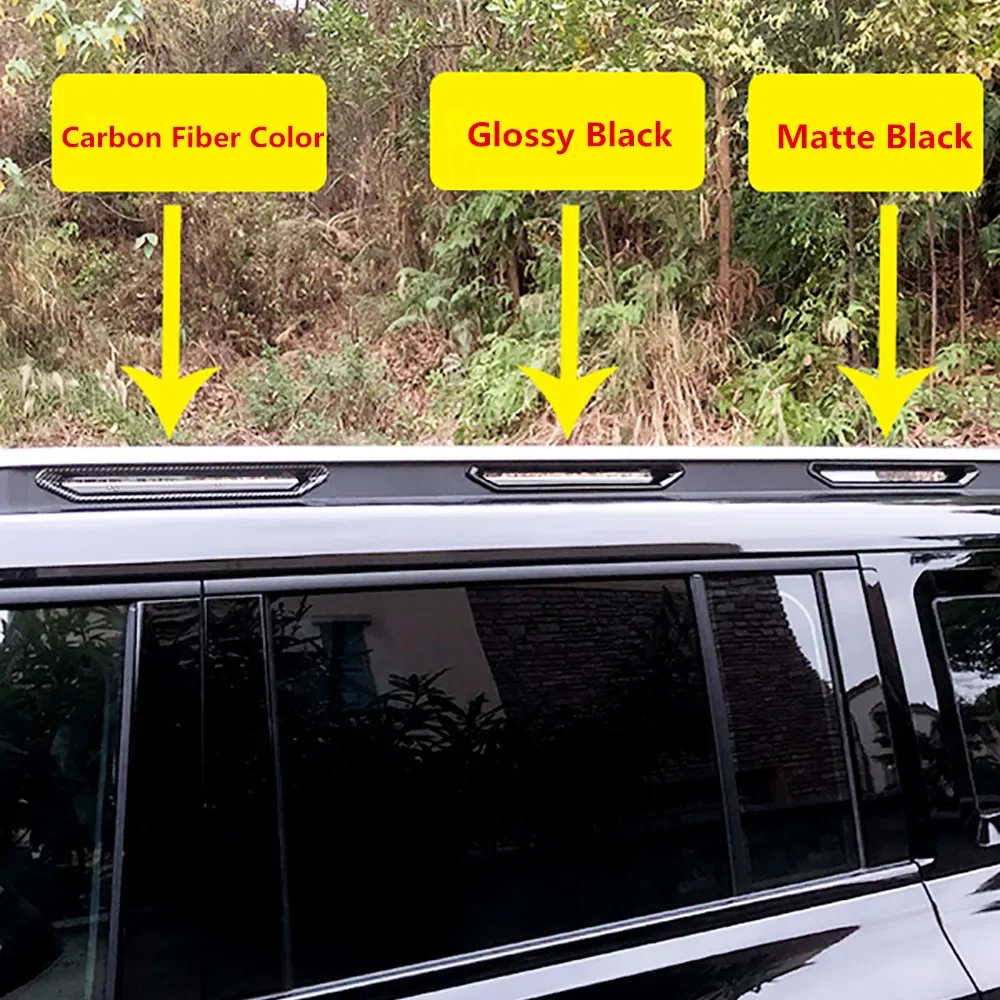 Car Black Warrior Kit Roof Luggage Rack Decorative Strip Cover For Chery JETOUR Traveler Modified Exterior Decorative Cover