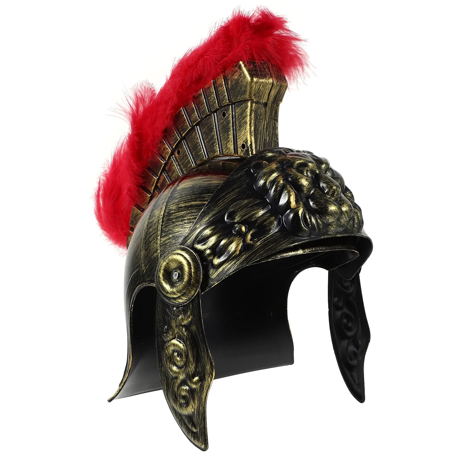 

Roman Soldier Costume Cosplay Realistic Ancient Hat Silver Color Halloween