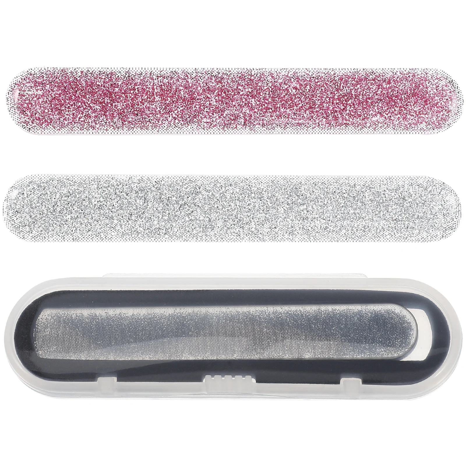 3 قطعة ملفات الأظافر الزجاجية مجموعة المهنية مسمار تلميع وتشذيب أداة للأظافر الاكريليك نصائح كاذبة أدوات مانيكير مانيكير