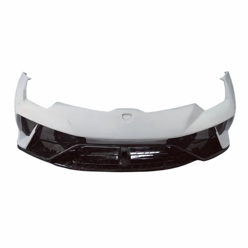 

Factory direct sales P-style forged grain semi carbon fiber front bumper for Lamborghini LP610 body kit rear bumper rear spoiler