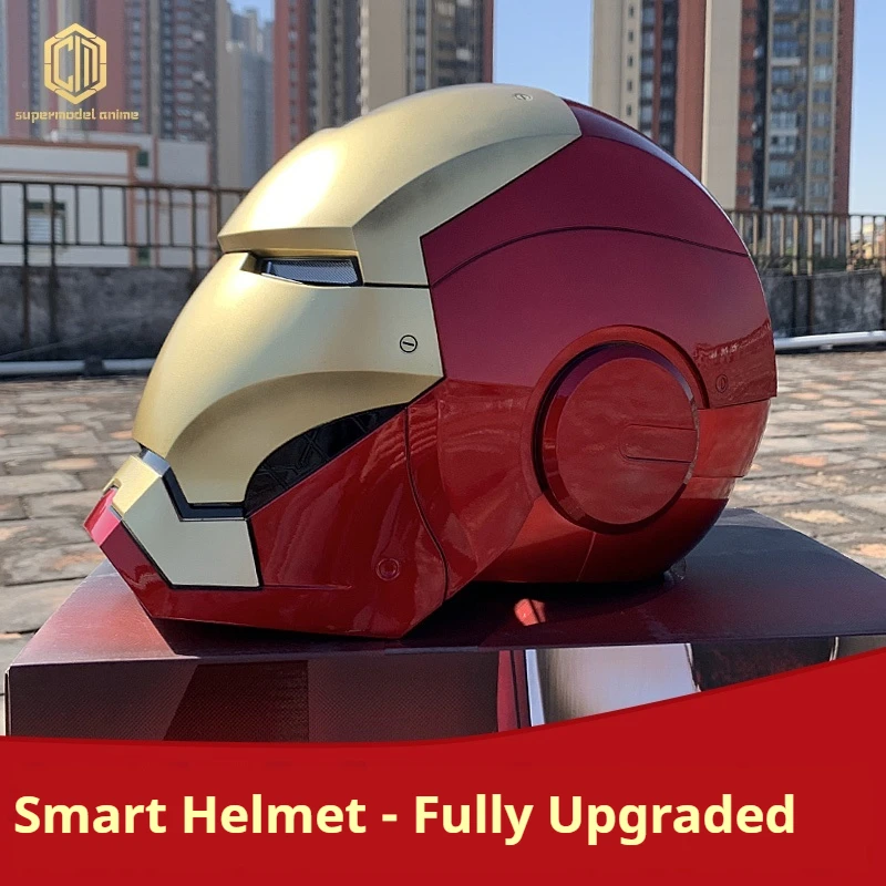 

Iron Man Mask Helmet Wearable Superhero MK7 Anime Model Collectible Display Toy Figure for Fans And Children 1/1 Scale