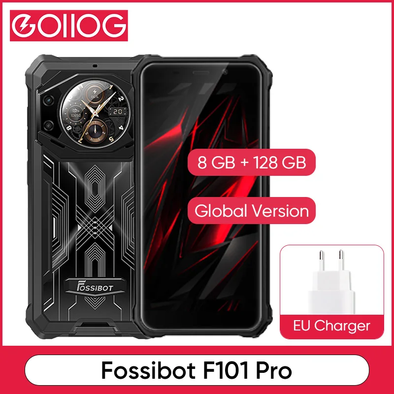 Global Version Fossibot F101 Pro Smartphone Helio P60 Octa Core 10600mAh Massive Battery 24MP Double Camera 5.45