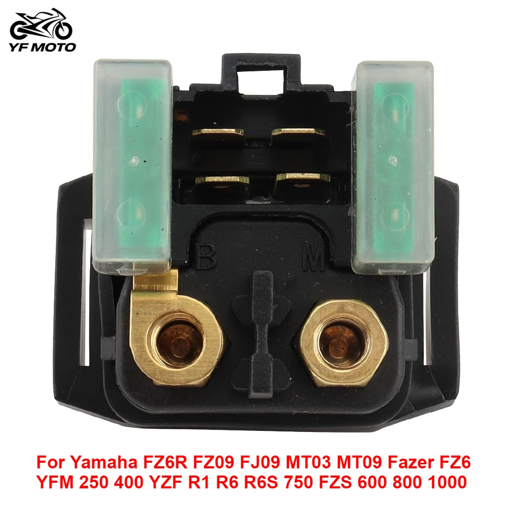 

Motorcycle Starter Solenoid Relay For Yamaha FZ6R FZ09 FJ09 MT03 MT09 Fazer FZ6 YFM 250 400 YZF R1 R6 R6S 750 FZS 600 800 1000