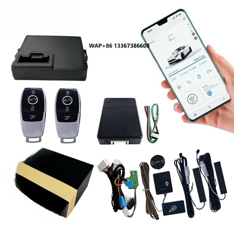 Keyless Go Smart Key Smartphone App Car Control Remote Start System