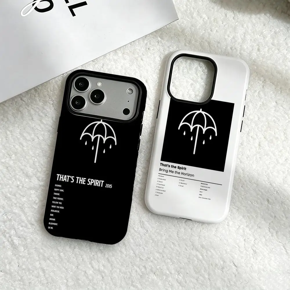 Fashion B-Bring Me the Horizon Phone Case Luxurious Film shell Phone Case For iPhone 17 16e 16 15 14 13 12 Pro Max Plus XS