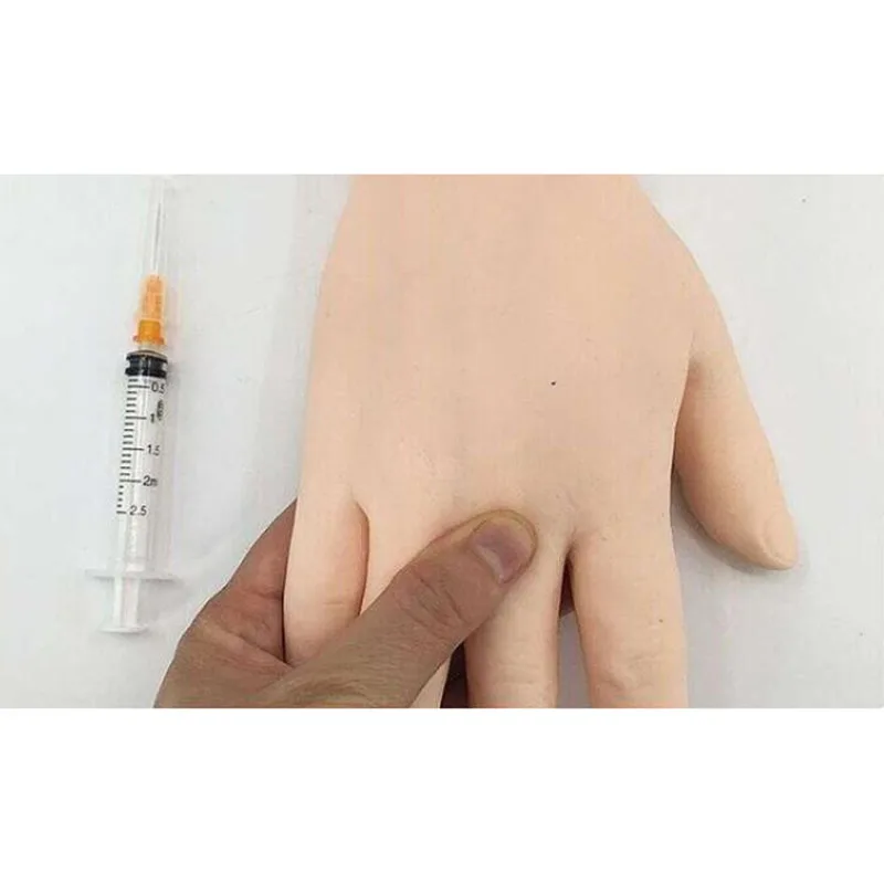 Imagem -02 - Vida Tamanho Anatômico Flebotomia Venipuncture Prática Braço Anatomia Injeção Prática Simulador Médico Enfermeira Treinamento Kit