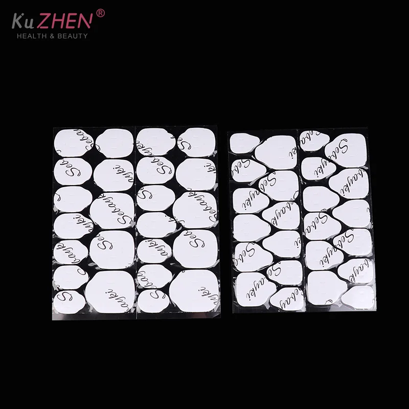 10Sheets Double-Sided Nail Adhesive Stickers Waterproof Breathable Transparent False Nail Glue Sticker Jelly Nail Tips DIY Tools