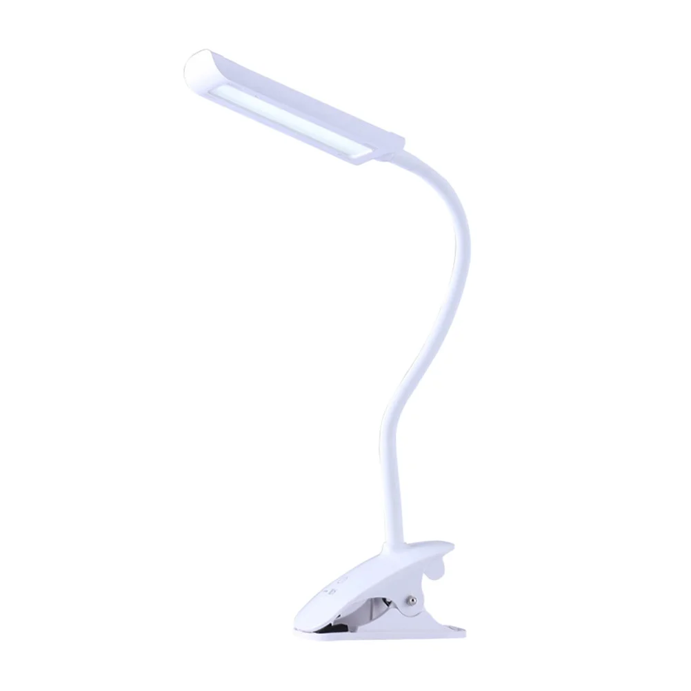 

Portable Touch Control LED Reading Lamp Clip-on Night Light for Bed Desk with Adjustable Gooseneck White LED Night Light