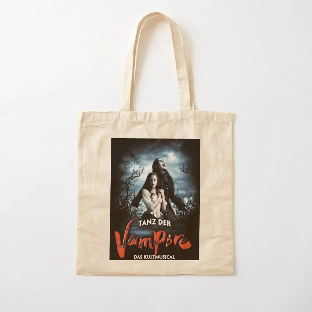 حقيبة حمل Tanz der vampire حقيبة كبيرة للنساء لحقائب قماش الشاطئ وحقائب اليد