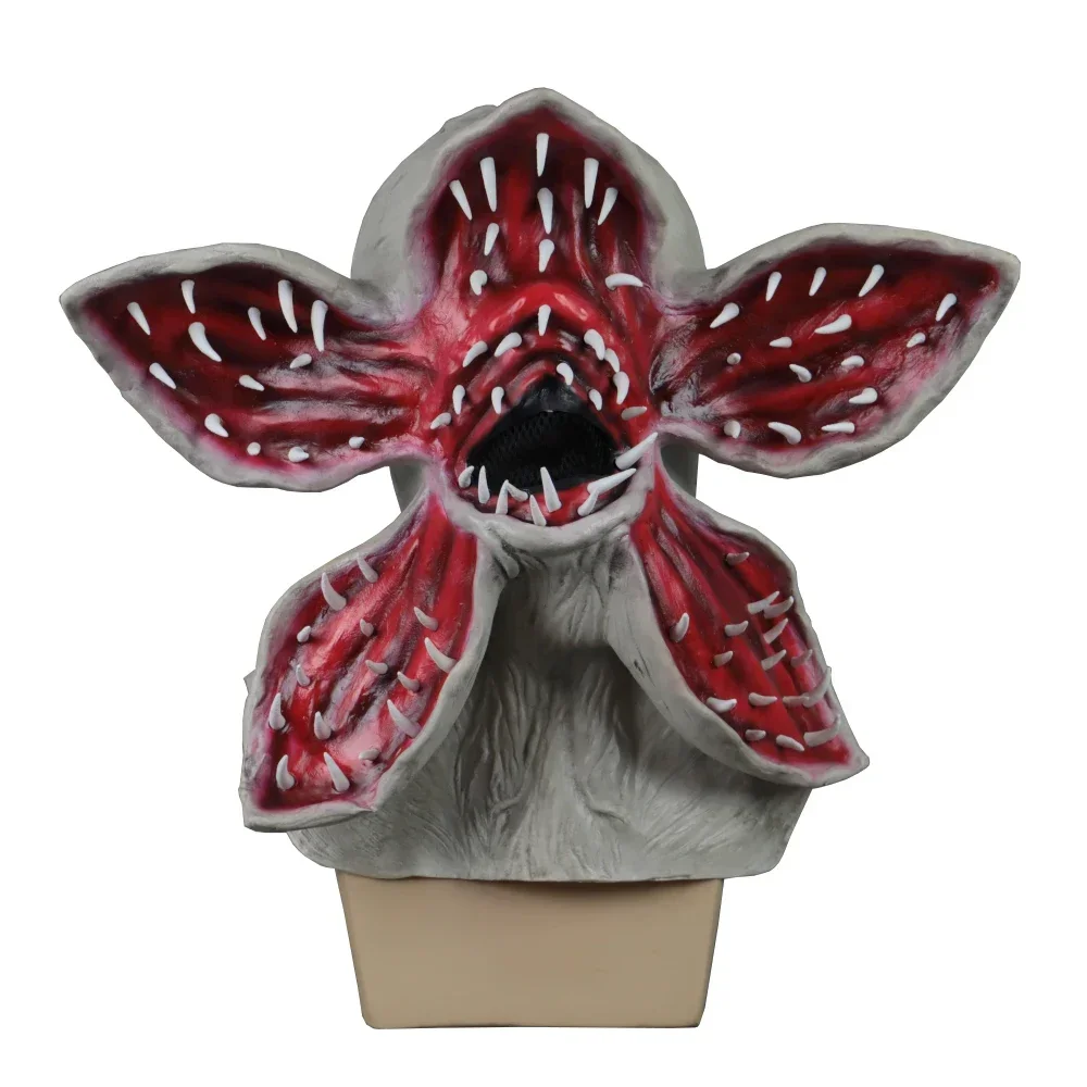 

Demogorgon Mask Latex Cosplay Costume Headgear Halloween Party Props Scary Horror Masks