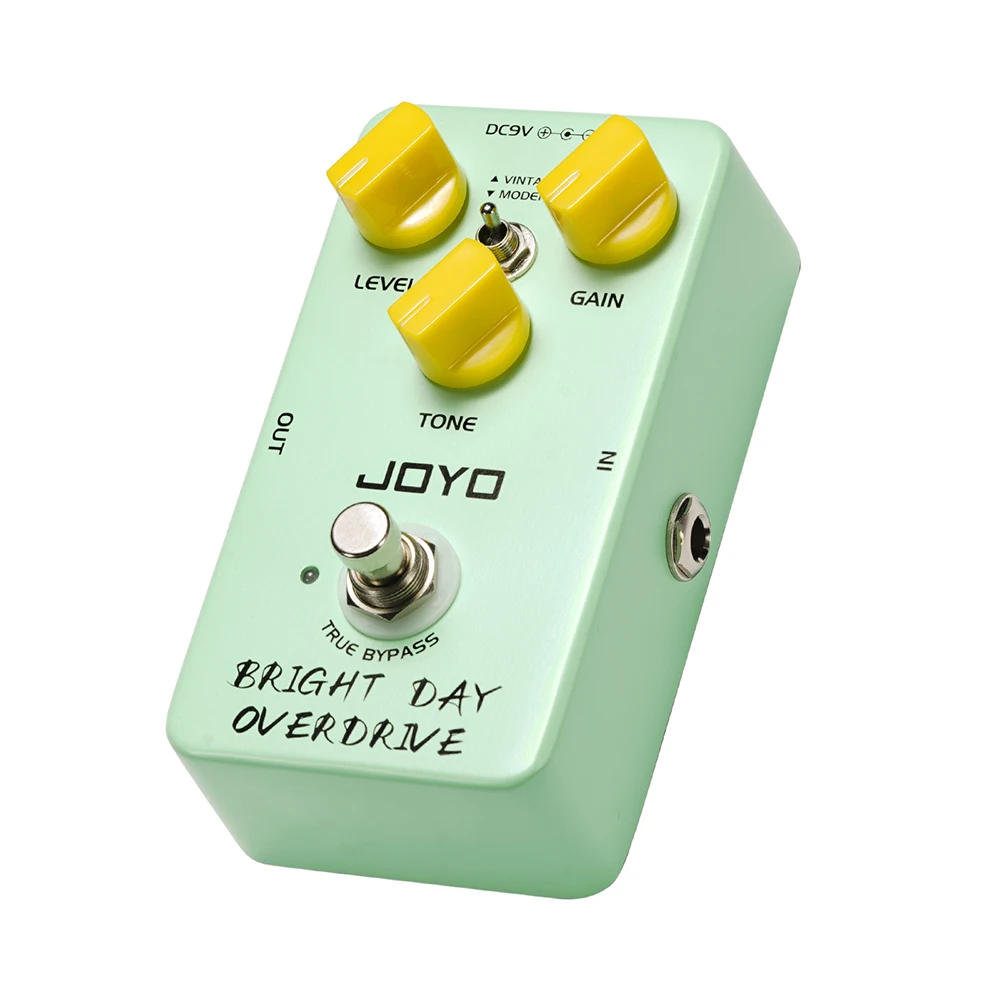 Joyo JF-25 Bright Day Pedale Per Chitarra Overdrive Da Vintage A Tono Moderno Pedale Ovedrive Blues Ad Alto Guadagno True Bypass