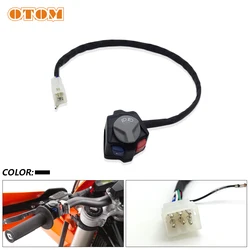 Motorcycle Multi-Function Switch Waterproof Dirt Bike Handlebar Headlight Turn Light Horn ON/OFF Engine Stop Kill Button For KTM