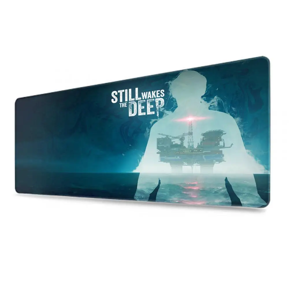 S-Still Wakes The Deep Mousepad Large Gaming Mouse Pad LockEdge Thickened Computer Keyboard Table Desk Mat