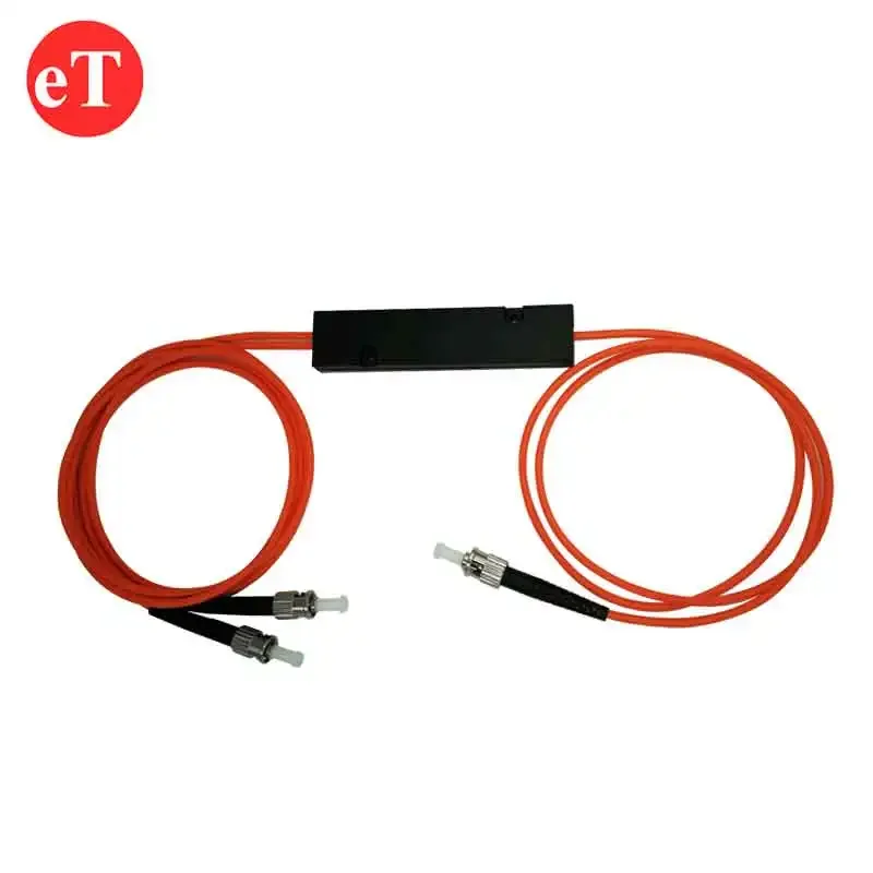 大口径600μm 1x2 SMA905カプラー FBT融着光ファイバスプリッター