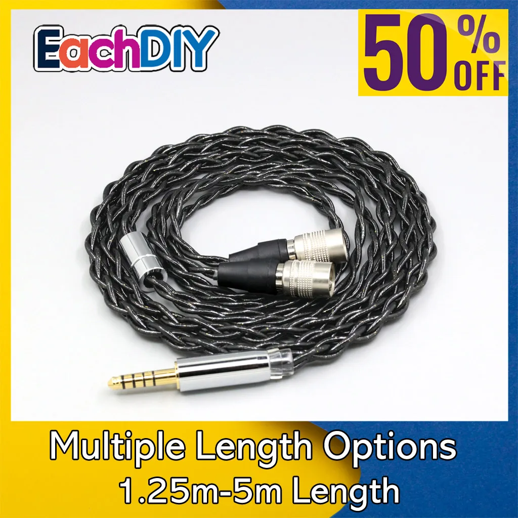 99% Pure Silver Palladium Graphene Floating Gold Cable For Mr Speakers Alpha Dog Ether C Flow Mad Dog AEON LN008335