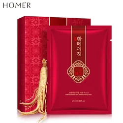 10 PCs Korean Ginseng Anti-wrinkle Facial Mask Brightening Replenishing Moisturizing Snail Liquid Aloe Vera Hyaluronic Acid