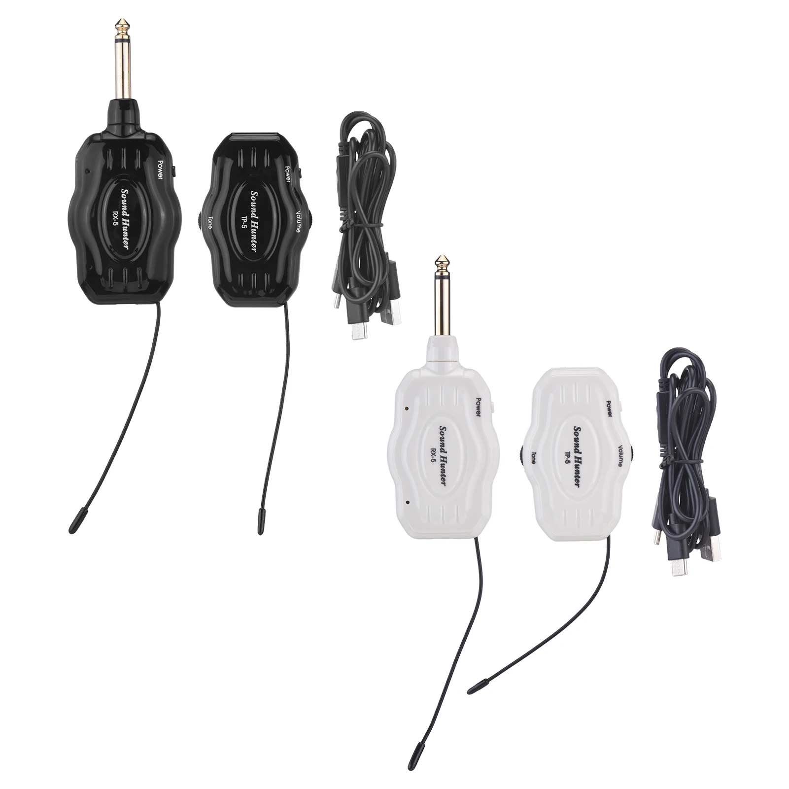 

Sound Wireless Guitar System UHF Transmission Guitar Transmitter Receiver Set Adhesive Style Transmitter for Electric Gui