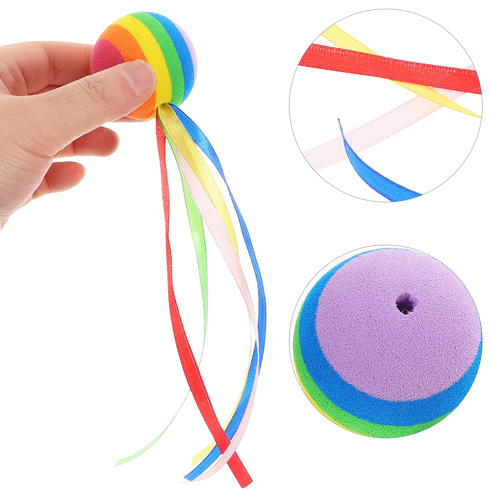 

Car Antenna Decorative Toppers Ribbon Ball Automobile Styling Decoration Unique Design Easy Installation Sturdy Reliable Fade