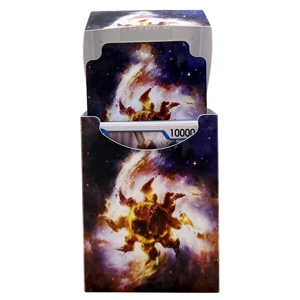 Opbergdoos voor ruilkaarten Geschikt voor meer dan 100 enkele kaarten BASIC LANDS Box Moeras/berg/bos/plains/Island Deck Case voor MTG/PKM/YGO