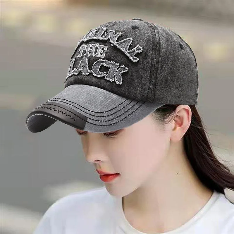 Unisex Vintage 3D Letter Embroidery Baseball Cap Men Women Cotton Adjustable Casual Hat Hip Hop Streetwear Sun Hats y2k hat 2024