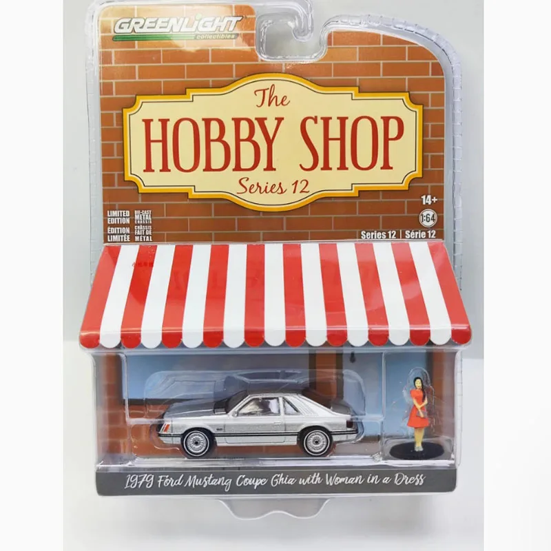 

Литой под давлением Greenlight, масштаб 1:64, 1969, Двухдверный сплав, имитация модели автомобиля, статическая коллекция, украшенные праздничные игрушки