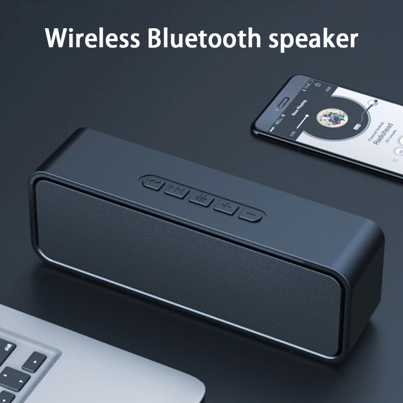 S11 Bluetooth Small Speaker Music Player Stereo USB TF Card Home Outdoor Sports Portable Mobile Phone Car Subwoofer Big Battery