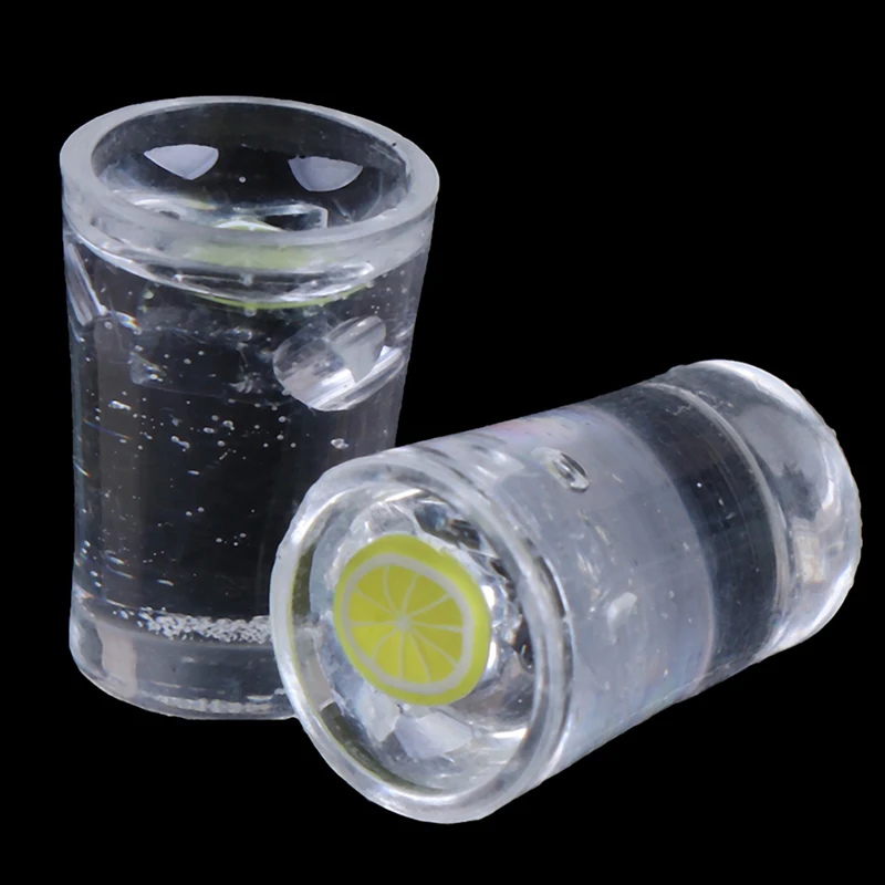 3 قطعة/المجموعة دمية مصغرة الغذاء عصير الليمون إبريق كوب صغير محاكاة المشروبات متجر DIY اكسسوارات الديكور