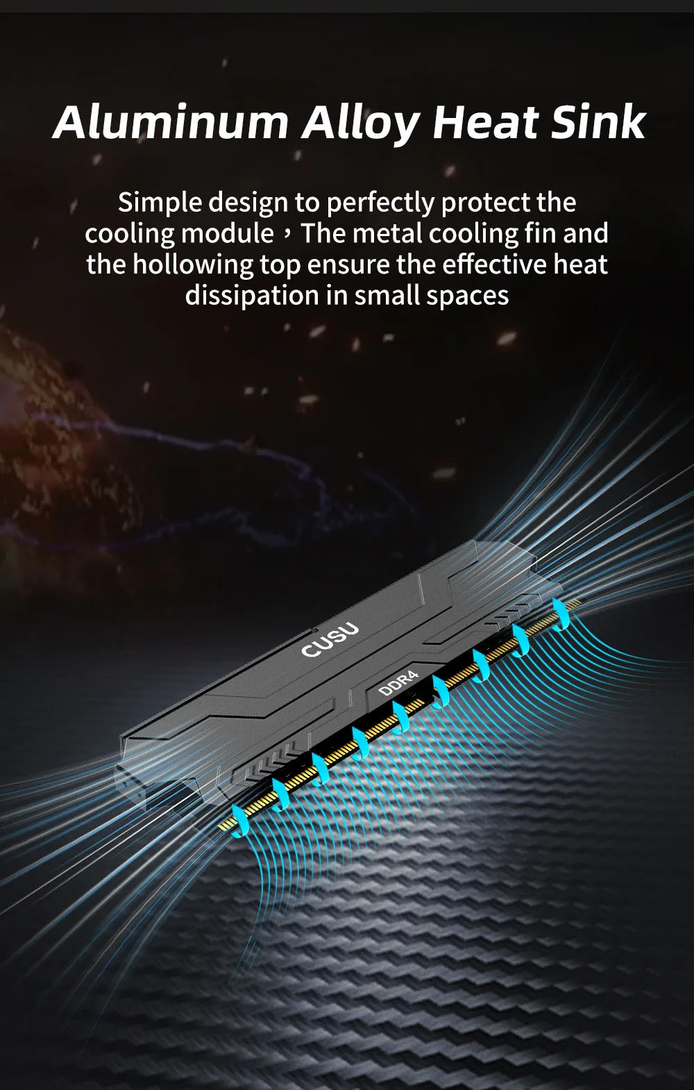 CUSU Memoria Ram DDR4 8gb 16gb 3200mhz 3600mhz DDR4 Memoria de