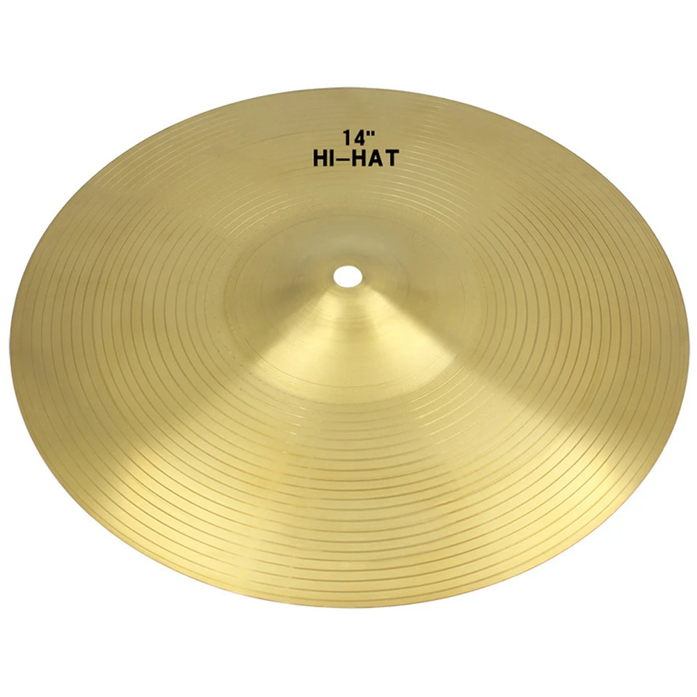 

Cymbals Music Instrument Drum Bass Brass Golden Crash Symbols for Drums Replacement