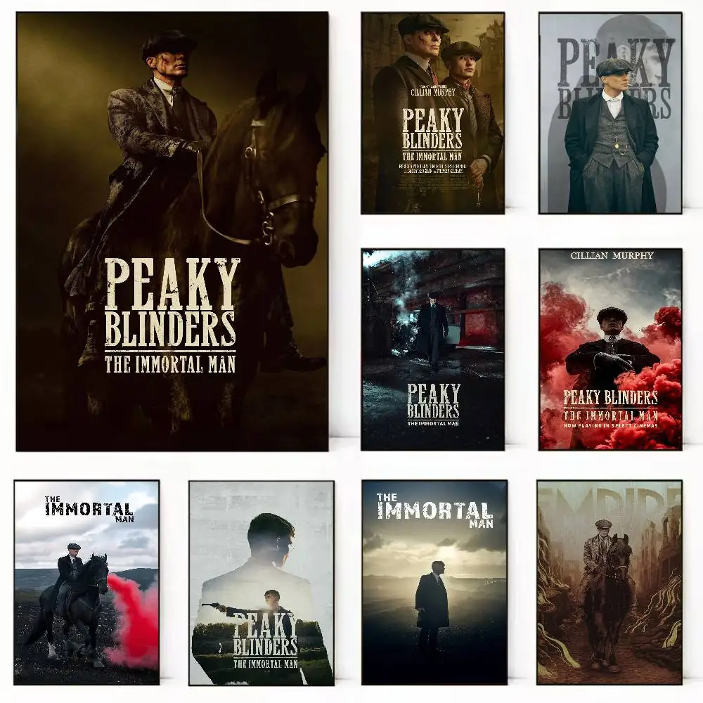 

Moive P-Peaky Blinders The Immortal Man Poster HD Quality Wall Art Retro Posters For Home Room Wall Decor Self Adhesive