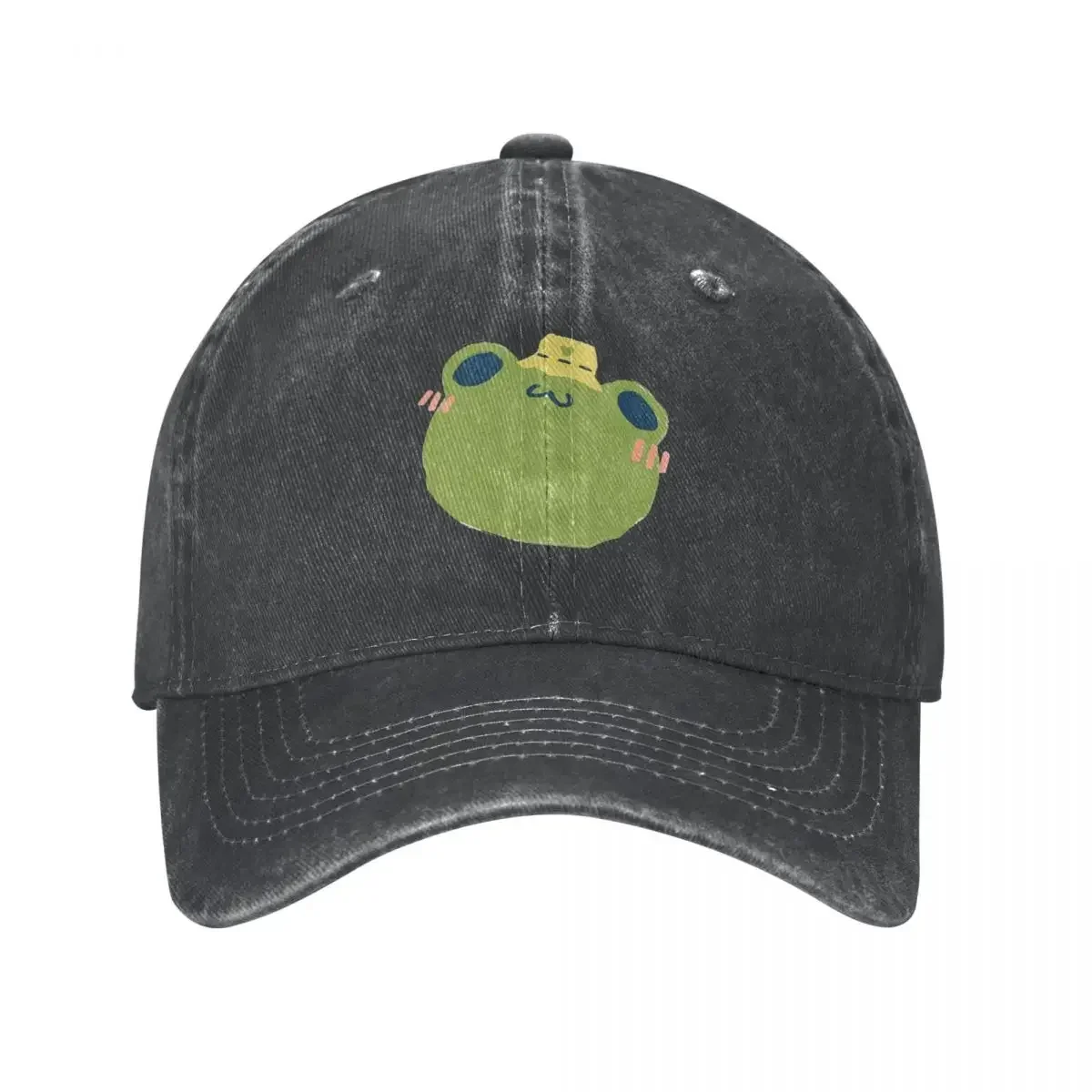 Frog In A Bucket Hat Baseball Caps Snapback Washed  Hats Outdoor Adjustable Casquette Streetwear Baseball Cowboy Hat Unisex