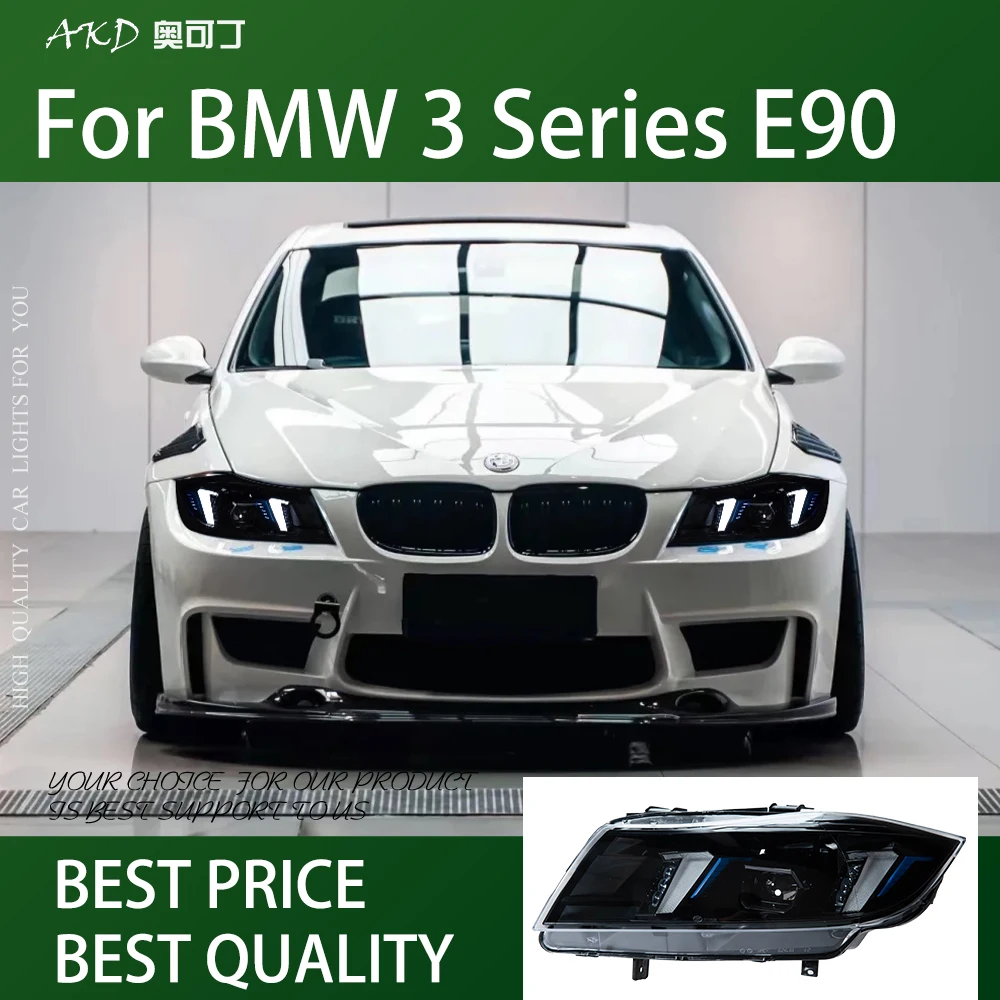 

Фары для BMW E90 2005-2012 3 серии DRL дневные ходовые огни светодиодные биксеноновые лампы противотуманные фары автомобильный аксессуар 320i 318i 323i фары