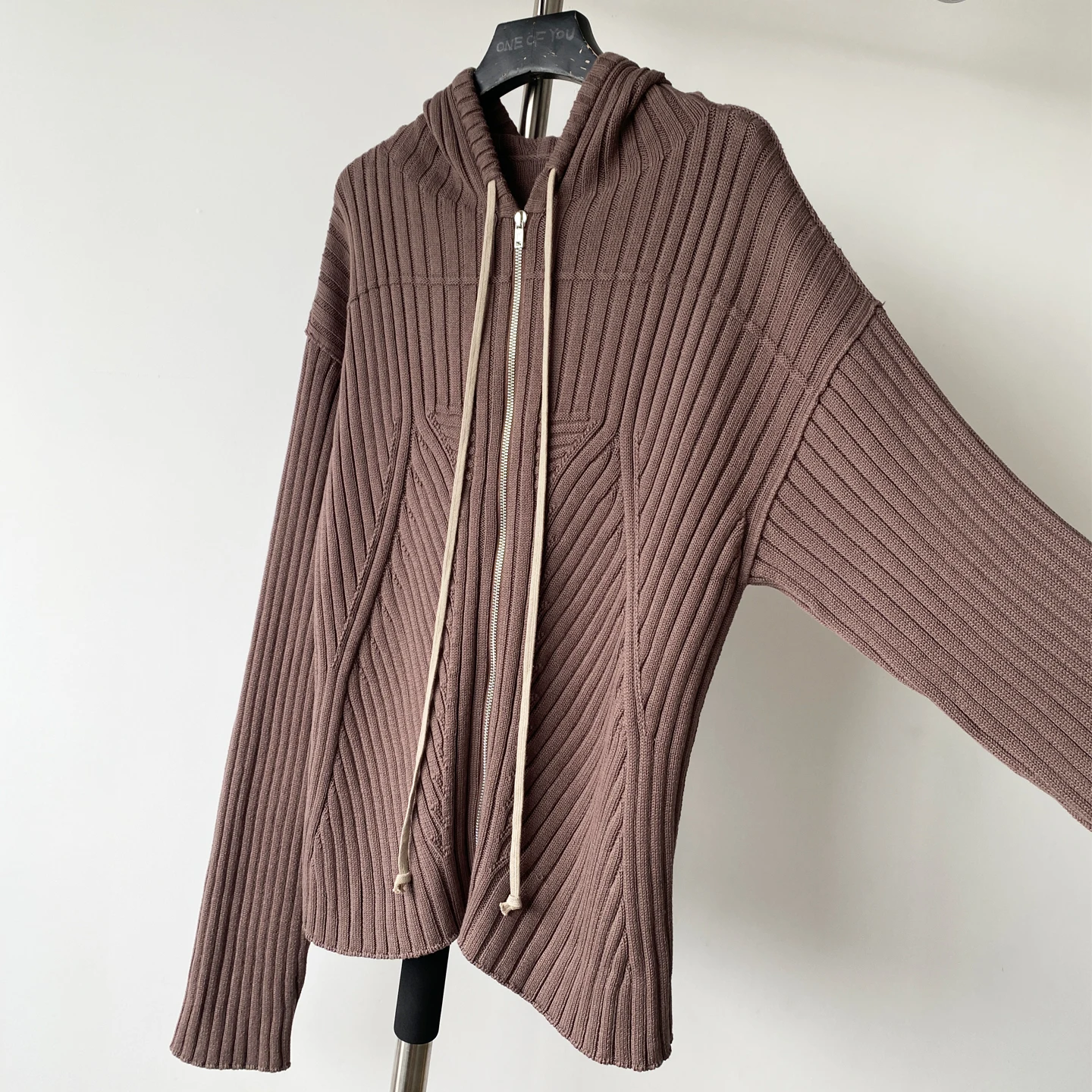 

Мужской вязаный кардиган с капюшоном на молнии, приталенный, с длинными рукавами, теплый, молодежный, повседневный стиль