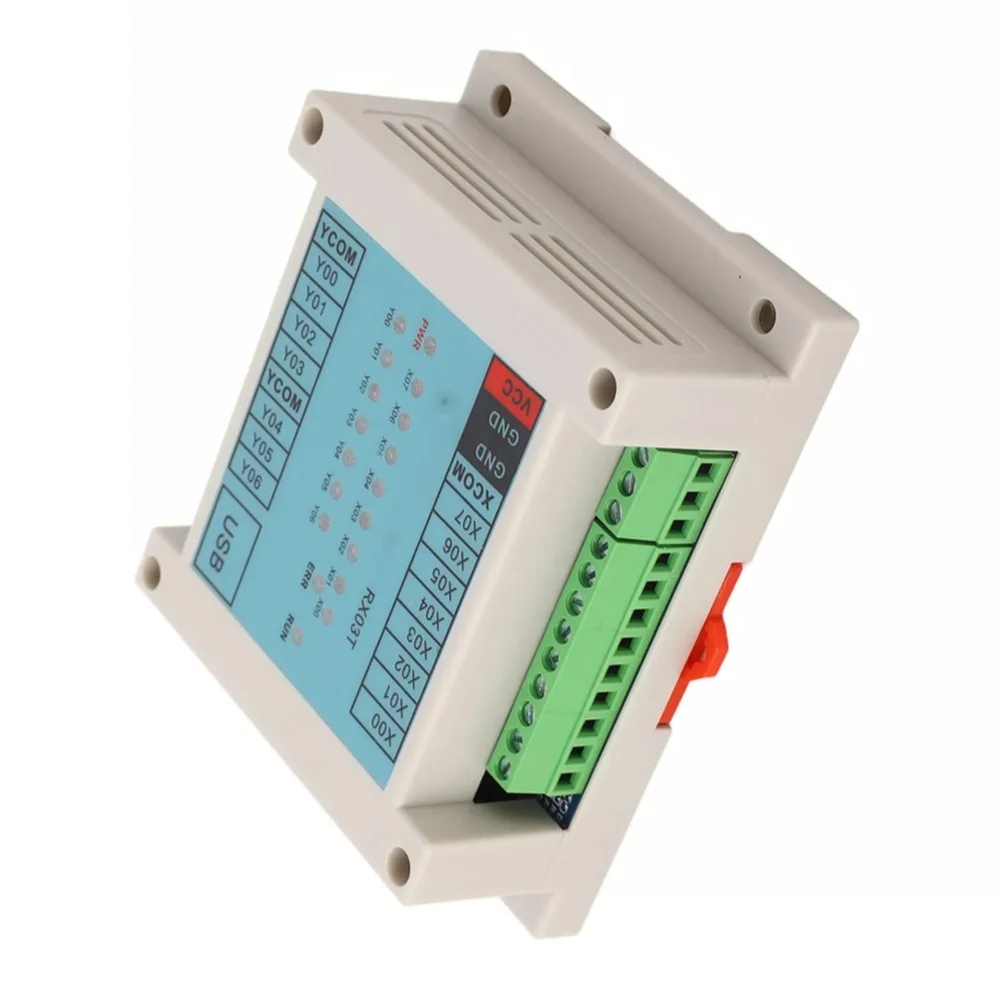 RX03T Compact Programmable For PLC Relay for Time Delay Sequencing USB PC Software DIN Rail Mount for Control Panels