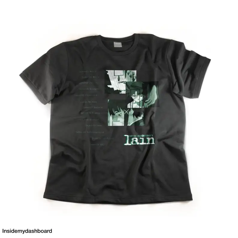 Serial Experiments Lain Episode Layer Titles Anthology T-Shirt