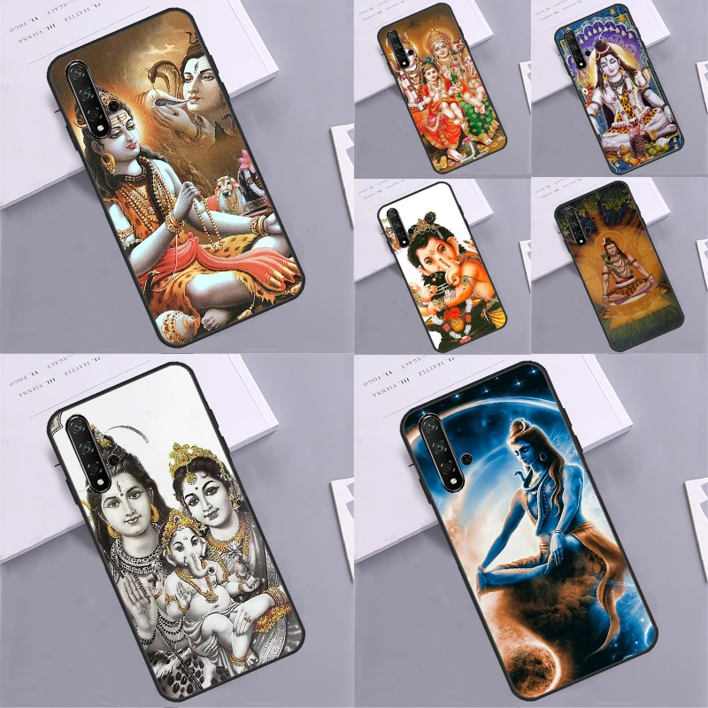 God Diety Hindu Ganesha Shiva Case For Huawei Mate 60 Pro P60 P40 P30 P20 Lite Nova 5T 3i 8i 11i 9 10 SE Y60 Y61 Y70 Y90