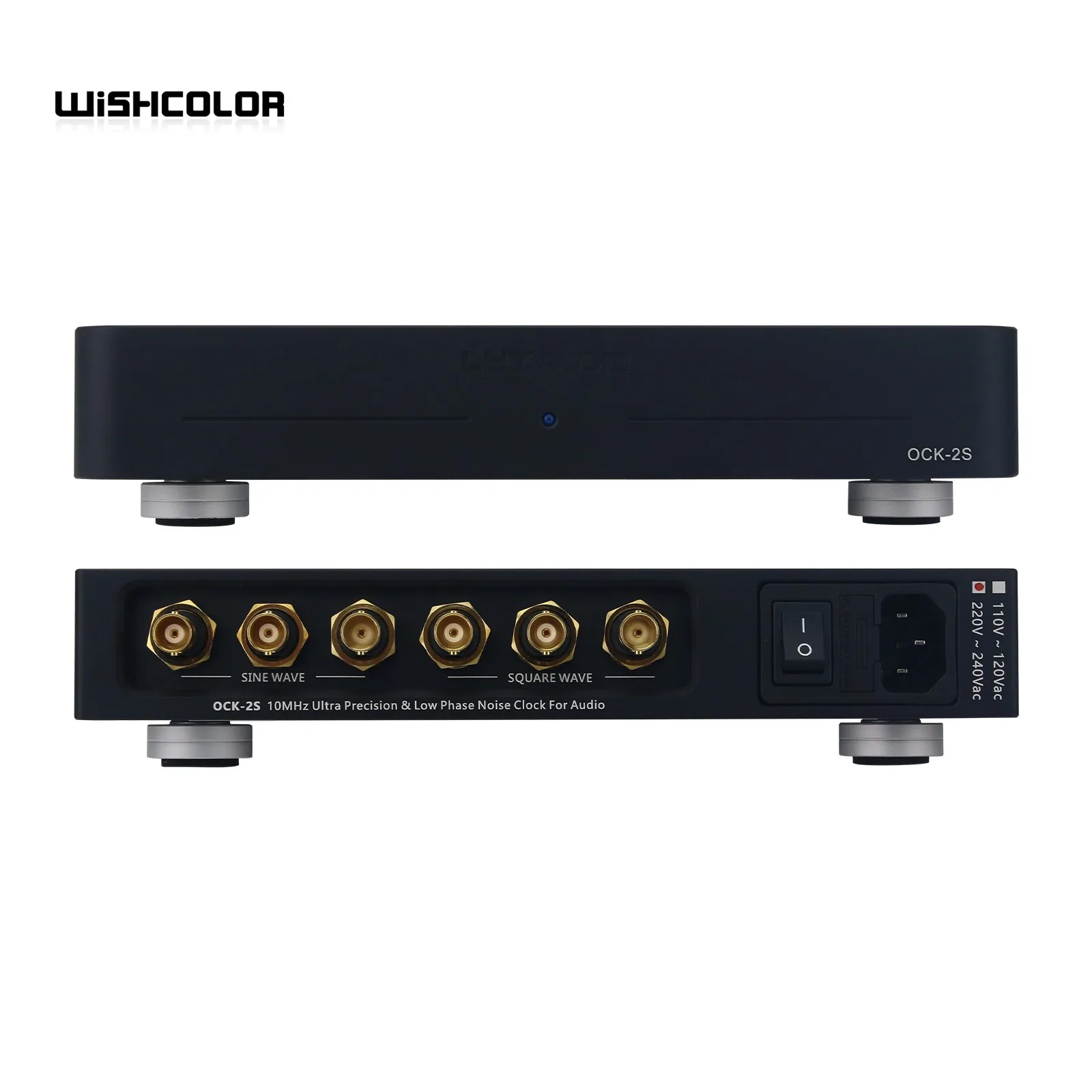 

Wishcolor OCK-2S 10MHz OCXO High Precision Ultra-low Phase Noise Reference Clock Generator with 6-Channel Output