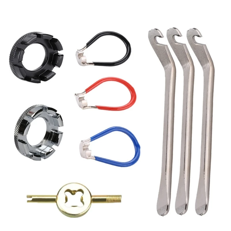 

Portable Bike Spoke Adjustment Tool Set Bicycles Spoke Wrench Spoke Tensioner