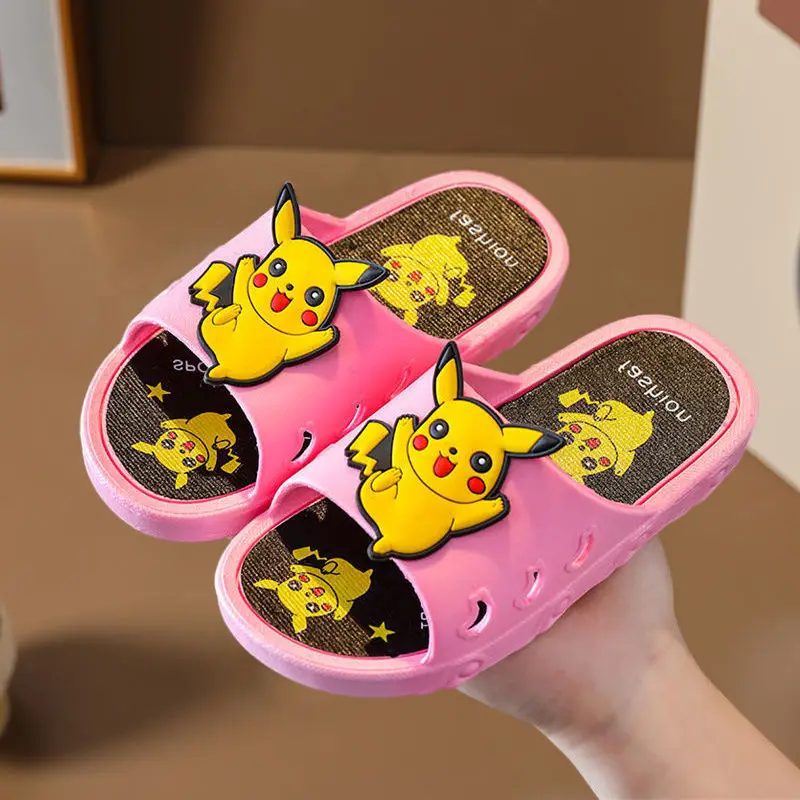 

Детские тапочки для мальчиков и девочек, нескользящие, для ванной и дома, комфортные, с мягкой подошвой, летние, новые.