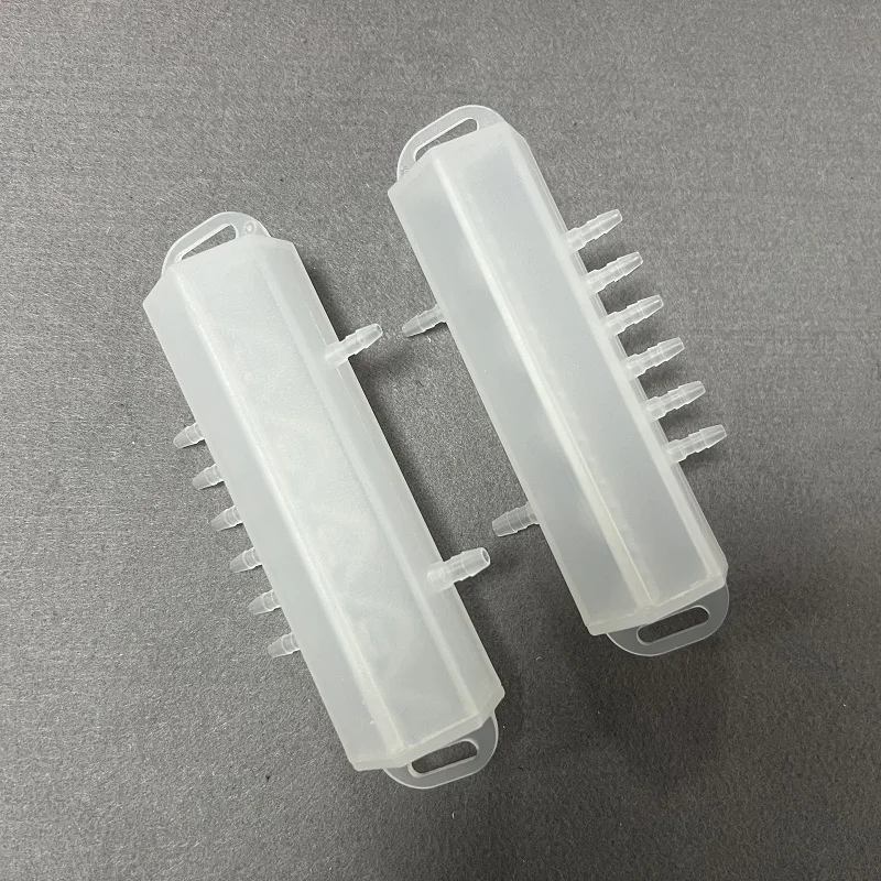 LETOP One Piece 6 Ways White Ink Circulation Splitter Filter Diverter For EP XP600 4720 I3200 Head
