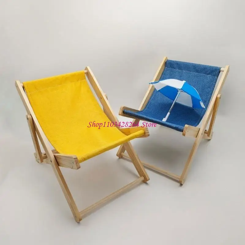 دعائم تصوير للأطفال كرسي الشاطئ الخشبي لحديثي الولادة لالتقاط الصور وأثاث الأطفال الرضع لتزيين خلفية الصورة #3