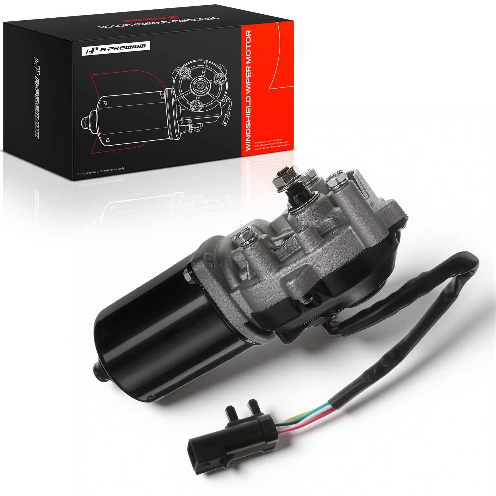 A-Premium Front Windshield Wiper Motor for Jeep Wrangler TJ 2003-2006