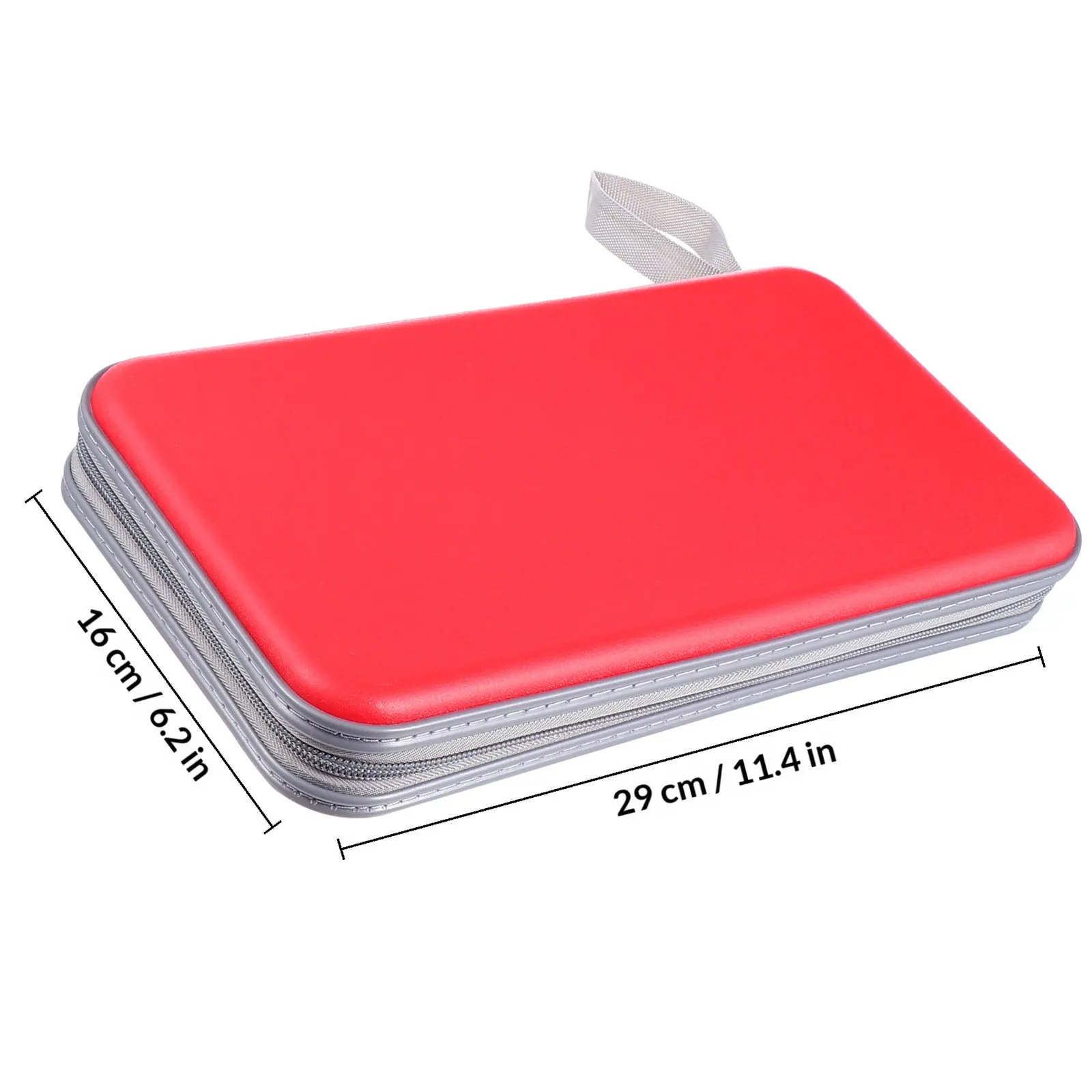 80 Capacity Wallet Cd/dvd Storage Case Small Holder Container Carry Bag Cases Holders