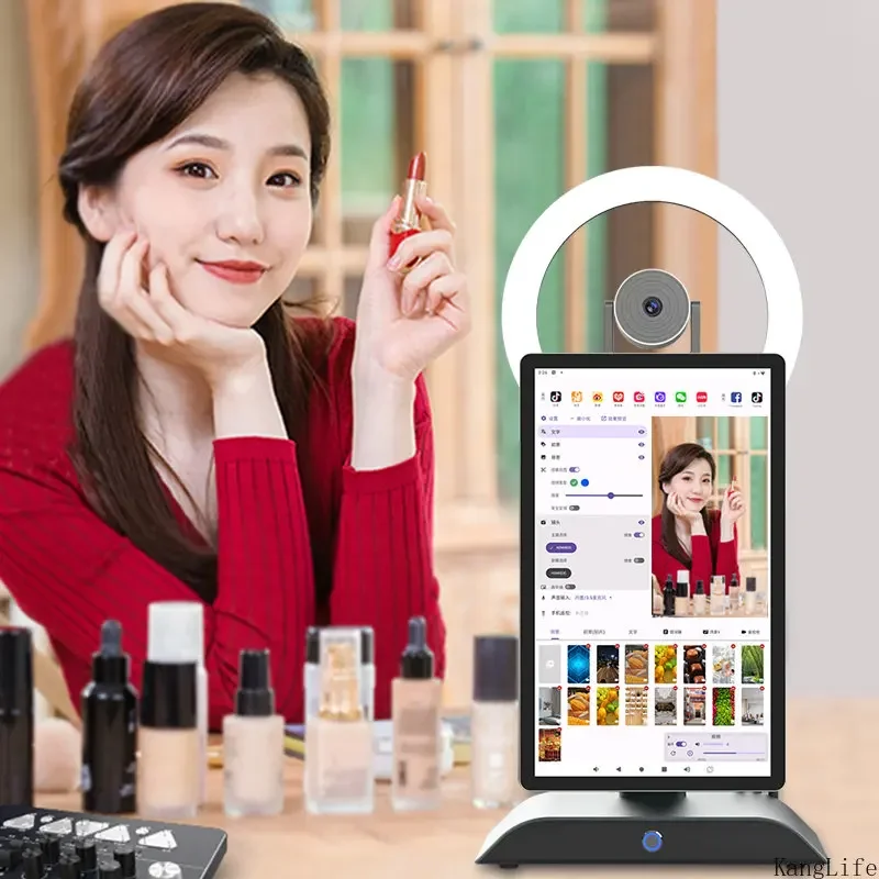 15.6 Inch Intelligent Live Streaming Machine Tiktok Youtube Interact Live Stream Equipment Large Touch Screen All-in-one Machine