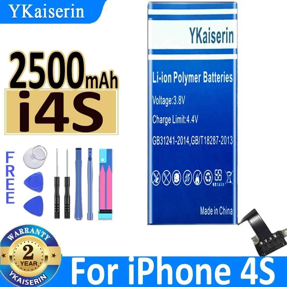 YKaiserin Battery For iPhone 11 8 7 6 6S 5 5S 5C 4S 3G 3GS X XR XS Max SE 2020 XSMax SE2020 SE 2 SE2 Mobile Phone Batterij