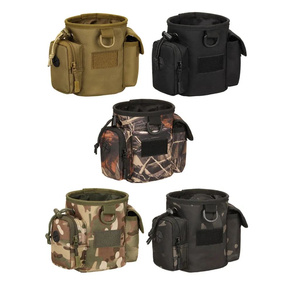 Tactical Molle Magazine Hunting  Waist Fanny Pack Drawstring Utility Belt Pouch Camping EDC Tools Large Capacity Nylon Bag