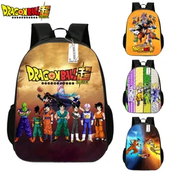 Dragon Ball Super Anime plecaki chłopcy dziewczyny Cartoon Goku figurki 3D nadruk plecak dziecięcy plecak podróżny dla ucznia o dużej pojemności